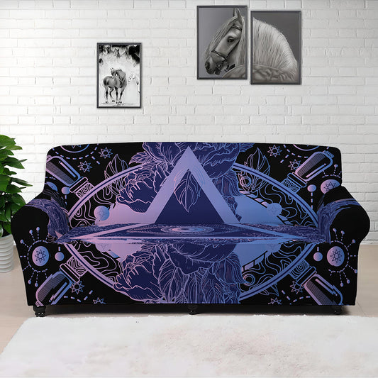 Spiritual Eye of Providence Print Sofa Cover