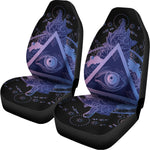 Spiritual Eye of Providence Print Universal Fit Car Seat Covers