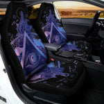 Spiritual Eye of Providence Print Universal Fit Car Seat Covers