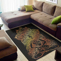 Spiritual Girl Mandala Print Floor Mat