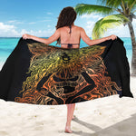 Spiritual Girl Mandala Print Beach Sarong Wrap
