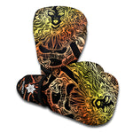 Spiritual Girl Mandala Print Boxing Gloves