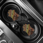 Spiritual Girl Mandala Print Car Coasters