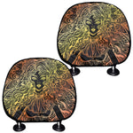 Spiritual Girl Mandala Print Car Headrest Covers