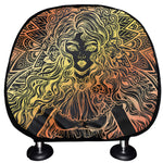 Spiritual Girl Mandala Print Car Headrest Covers