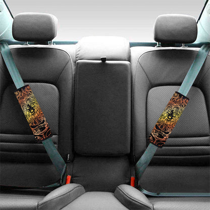 Spiritual Girl Mandala Print Car Seat Belt Covers
