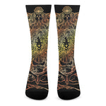 Spiritual Girl Mandala Print Crew Socks