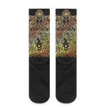 Spiritual Girl Mandala Print Crew Socks