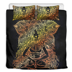 Spiritual Girl Mandala Print Duvet Cover Bedding Set