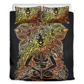 Spiritual Girl Mandala Print Duvet Cover Bedding Set