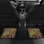 Spiritual Girl Mandala Print Front and Back Car Floor Mats