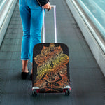 Spiritual Girl Mandala Print Luggage Cover