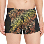 Spiritual Girl Mandala Print Men's Boxer Briefs
