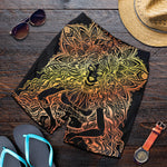 Spiritual Girl Mandala Print Men's Shorts