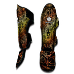 Spiritual Girl Mandala Print Muay Thai Shin Guard