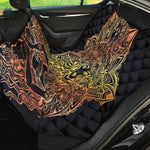 Spiritual Girl Mandala Print Pet Car Back Seat Cover