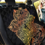 Spiritual Girl Mandala Print Pet Car Back Seat Cover