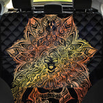 Spiritual Girl Mandala Print Pet Car Back Seat Cover