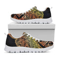 Spiritual Girl Mandala Print White Running Shoes