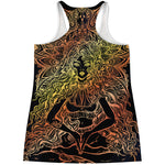 Spiritual Girl Mandala Print Women's Racerback Tank Top