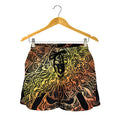 Spiritual Girl Mandala Print Women's Shorts