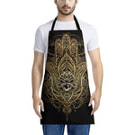 Spiritual Hamsa Hand Of Fatima Print Apron