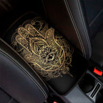 Spiritual Hamsa Hand Of Fatima Print Car Center Console Cover