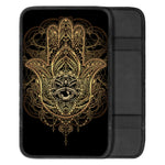 Spiritual Hamsa Hand Of Fatima Print Car Center Console Cover