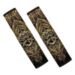Spiritual Hamsa Hand Of Fatima Print Car Seat Belt Covers