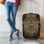 Spiritual Hamsa Hand Of Fatima Print Luggage Cover
