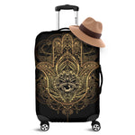 Spiritual Hamsa Hand Of Fatima Print Luggage Cover