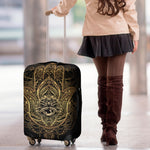 Spiritual Hamsa Hand Of Fatima Print Luggage Cover