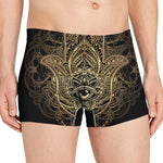Spiritual Hamsa Hand Of Fatima Print Men's Boxer Briefs