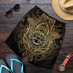 Spiritual Hamsa Hand Of Fatima Print Men's Shorts