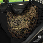 Spiritual Hamsa Hand Of Fatima Print Pet Car Back Seat Cover