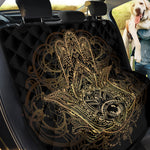 Spiritual Hamsa Hand Of Fatima Print Pet Car Back Seat Cover