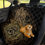 Spiritual Hamsa Hand Of Fatima Print Pet Car Back Seat Cover