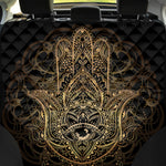 Spiritual Hamsa Hand Of Fatima Print Pet Car Back Seat Cover