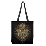 Spiritual Hamsa Hand Of Fatima Print Tote Bag
