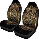 Spiritual Hamsa Hand Of Fatima Print Universal Fit Car Seat Covers