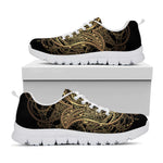 Spiritual Hamsa Hand Of Fatima Print White Sneakers