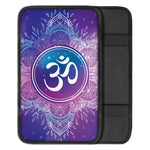 Spiritual Om Mandala Print Car Center Console Cover