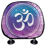 Spiritual Om Mandala Print Car Headrest Covers