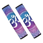 Spiritual Om Mandala Print Car Seat Belt Covers