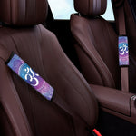 Spiritual Om Mandala Print Car Seat Belt Covers