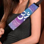 Spiritual Om Mandala Print Car Seat Belt Covers