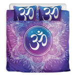 Spiritual Om Mandala Print Duvet Cover Bedding Set