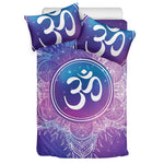 Spiritual Om Mandala Print Duvet Cover Bedding Set