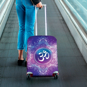 Spiritual Om Mandala Print Luggage Cover