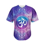 Spiritual Om Mandala Print Men's Baseball Jersey